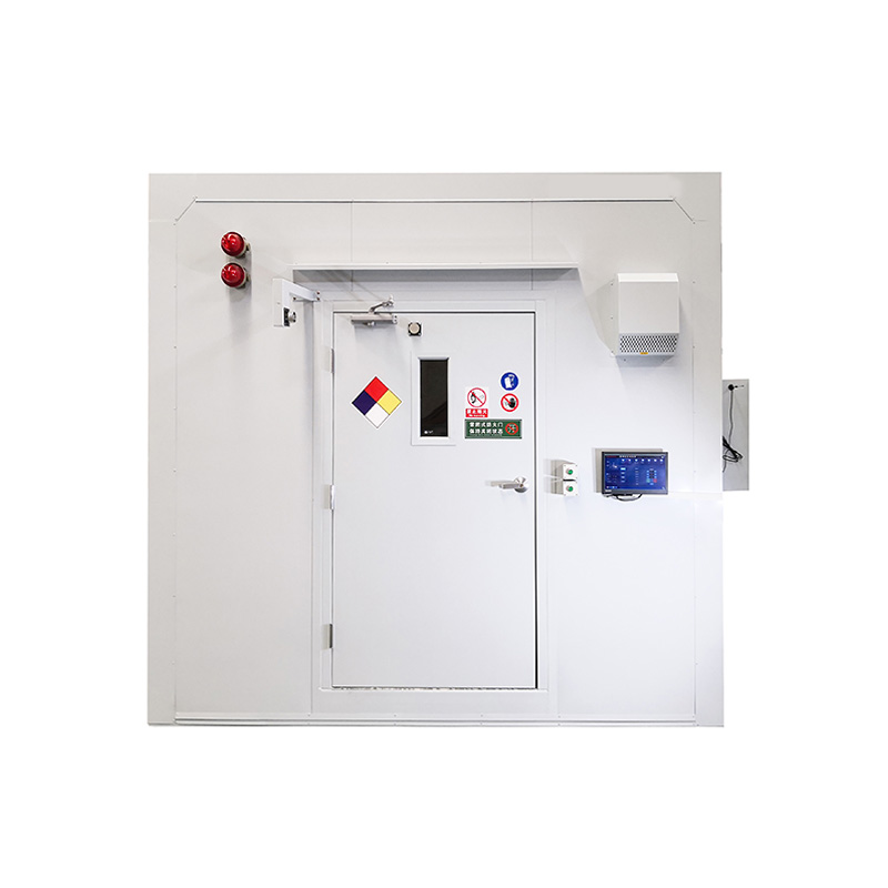 Walk-in outdoor fire-resistant reagent temporary storage cabinet