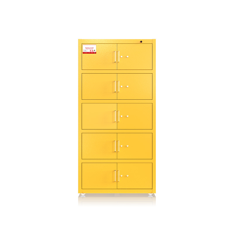 Flammable and toxic chemicals storage cabinets (five-tier Ten-door Drug Cabinet)