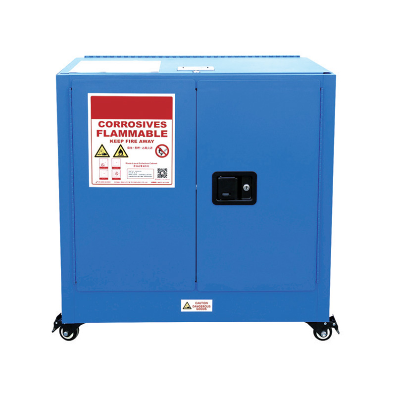 Waste liquid collection and storage cabinet